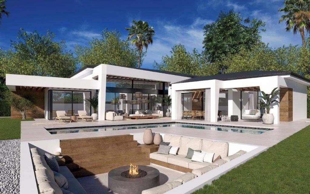 New Luxury Villas for Sale in Nueva Andalucía – Golf Valley Living with Elegant Design & Garden Views